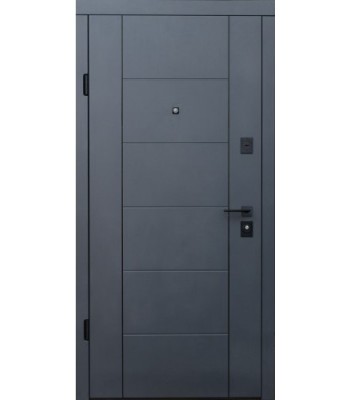 Вхідні двері Berez Standard Parallel антрацит/білі