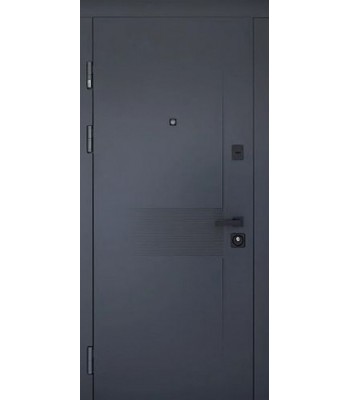 Двері Abwehr Biatris (колір RAL 7016 + vinorit Біла) комплектація Megapolis