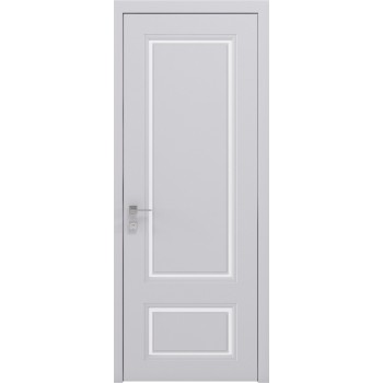 Двери Rodos Cortes Galant белая эмаль полустекло