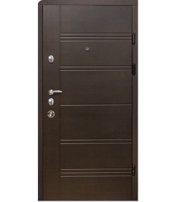  Двері МAGDA (Магда) Еліт Т-13 модель 140 \ 605 чорне скло колір дуб пісочний