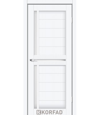 Межкомнатные двери KORFAD SCALEA SC-04 белый перламутр стекло сатин