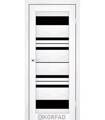 Міжкімнатні двері KORFAD FLORENCE FL-04 біла мадрина BLK,  22 кольора