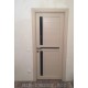 Міжкімнатні двері KORFAD SCALEA SC-04 дуб белений чорне скло