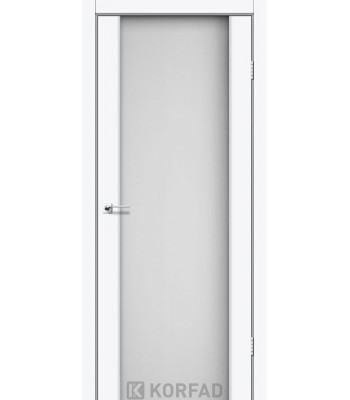 Міжкімнатні двері KORFAD SANREMO SR-01 ясень белый біле скло