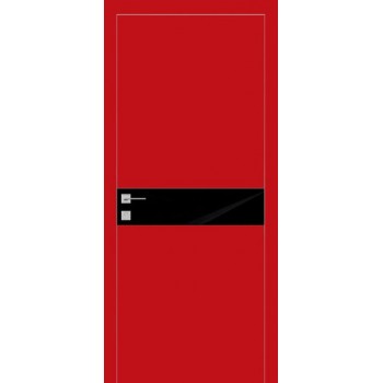 Двери Rodos Loft Berta G краска RAL RED